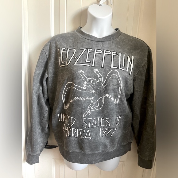 Led Zeppelin Cotton Blend Long Sleeve Official Licensed Sweatshirt, Size Large - Picture 1 of 7